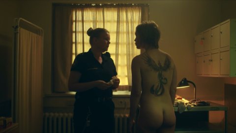 Nina Dogg Filippusdottir - Nude Scenes in Prisoners s01e02 (2017)