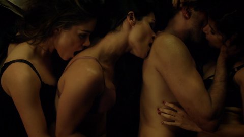 Roxanne McKee, Kim Engelbrecht, Shivani Ghai, Christina Chong - Nude Scenes in Dominion s02e08 (2015)