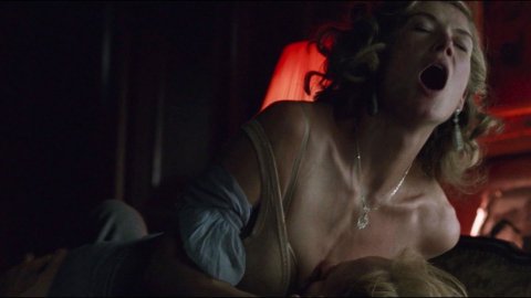 Rosamund Pike - Nude Scenes in The Man with the Iron Heart (2017)
