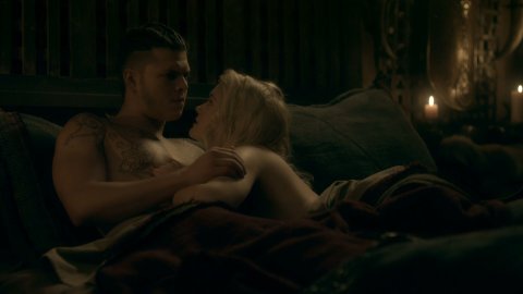 Alicia Agneson - Nude Scenes in Vikings s05e12 (2017)