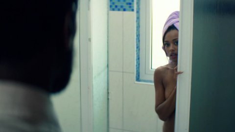 Melanie Liburd - Nude Scenes in Double Play (2017)