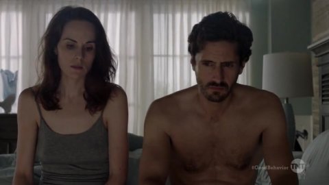 Michelle Dockery - Nude Scenes in Good Behavior s02e02 (2017)