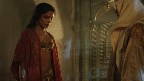 Freida Pinto - Nude Scenes in Black Gold (2011)